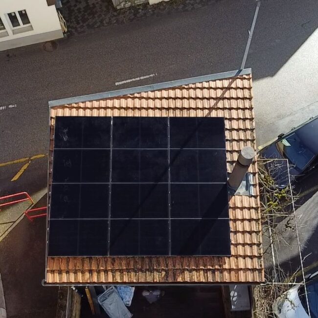Panneaux photovoltaïques montcherand