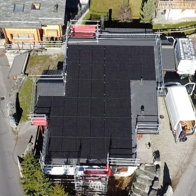Panneaux photovoltaïques Verbier