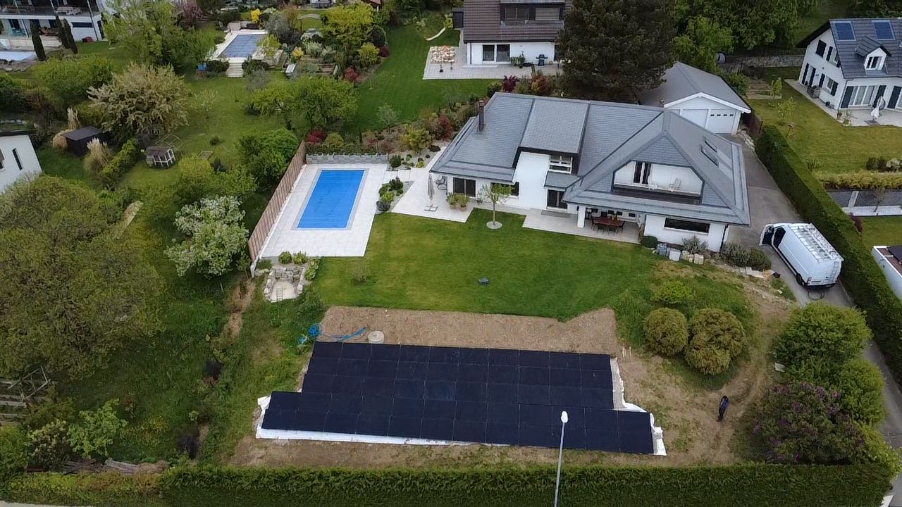 Panneaux photovoltaïques Aubonne