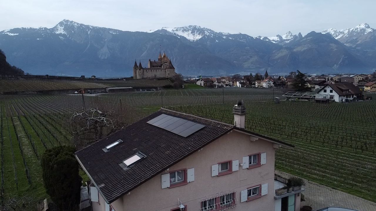 Panneaux photovoltaïques Lavey-Village