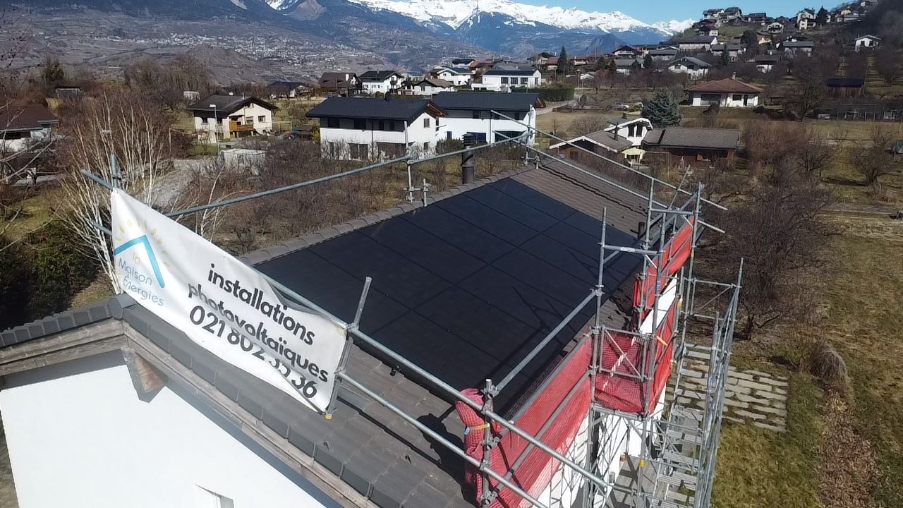 panneaux photovoltaïques Nendaz