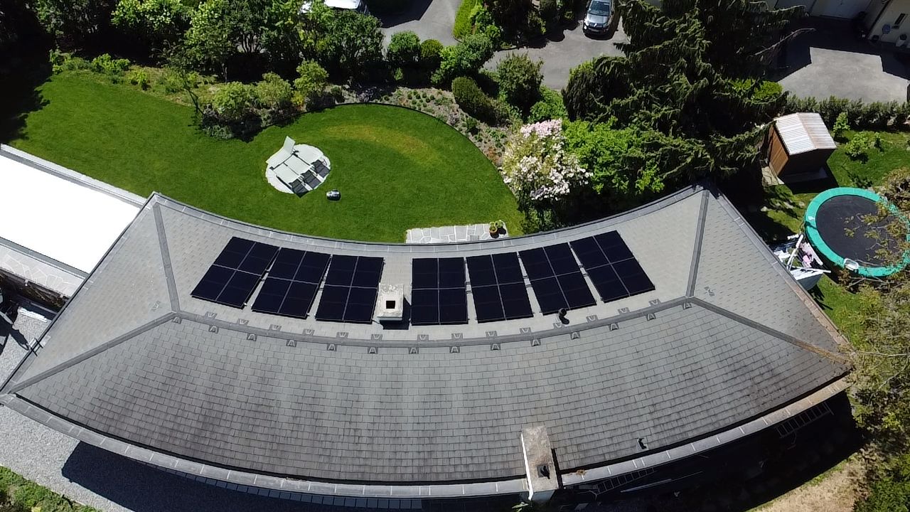 Panneaux photovoltaïques Blonay