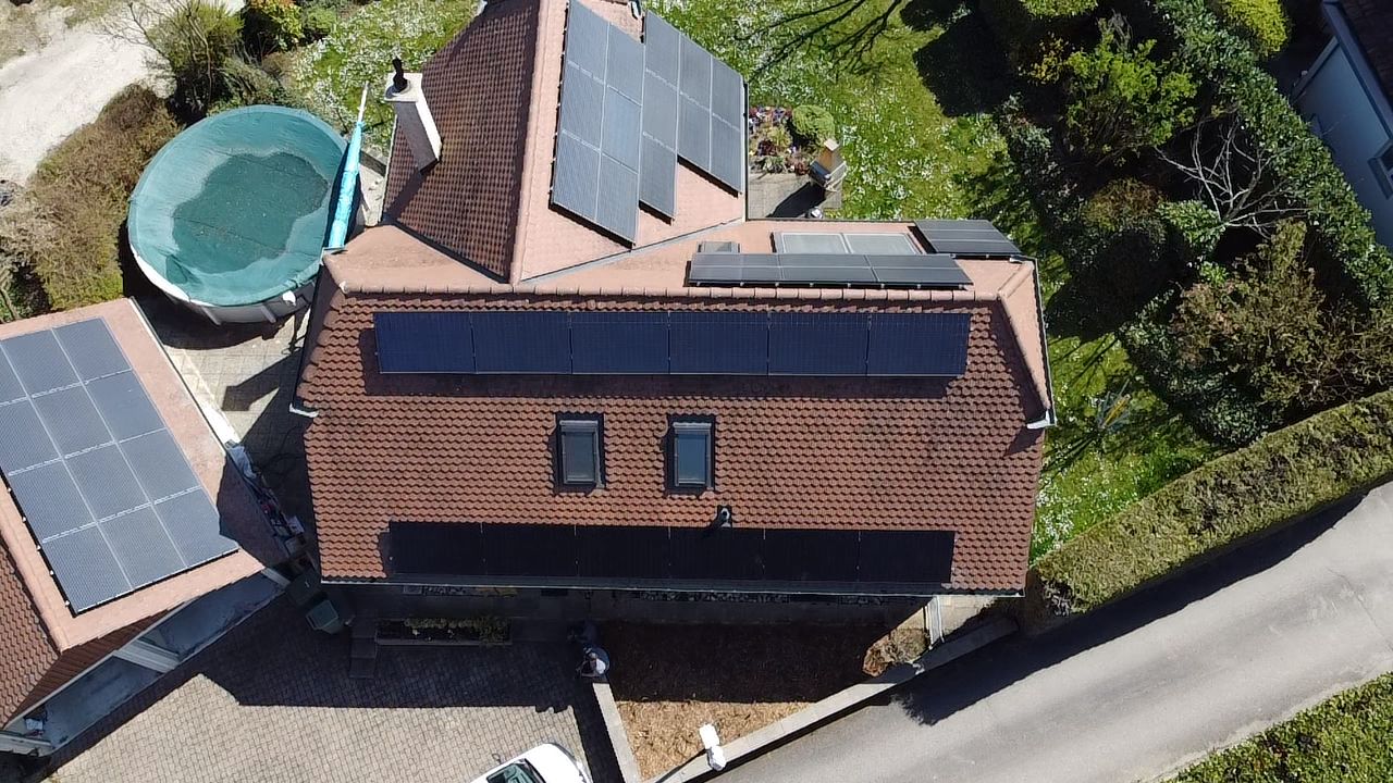 Panneaux photovoltaïques Thielle-Wavre