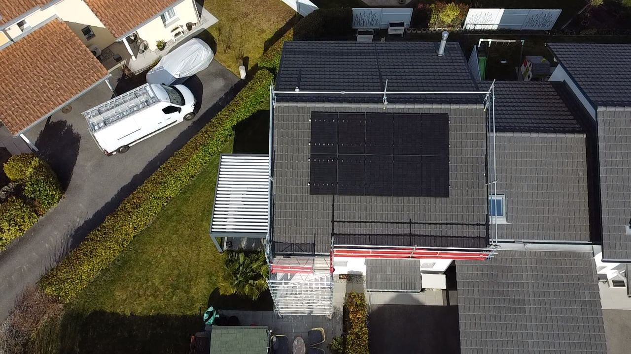 panneaux photovoltaïques Le bouveret